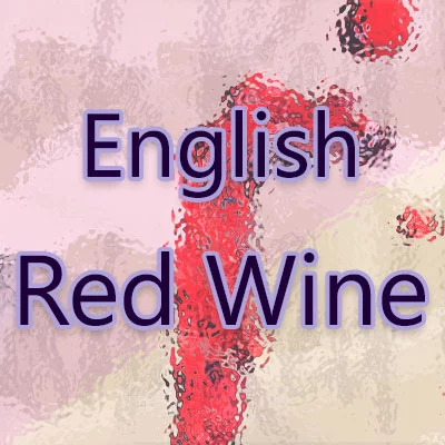 English Red Wine