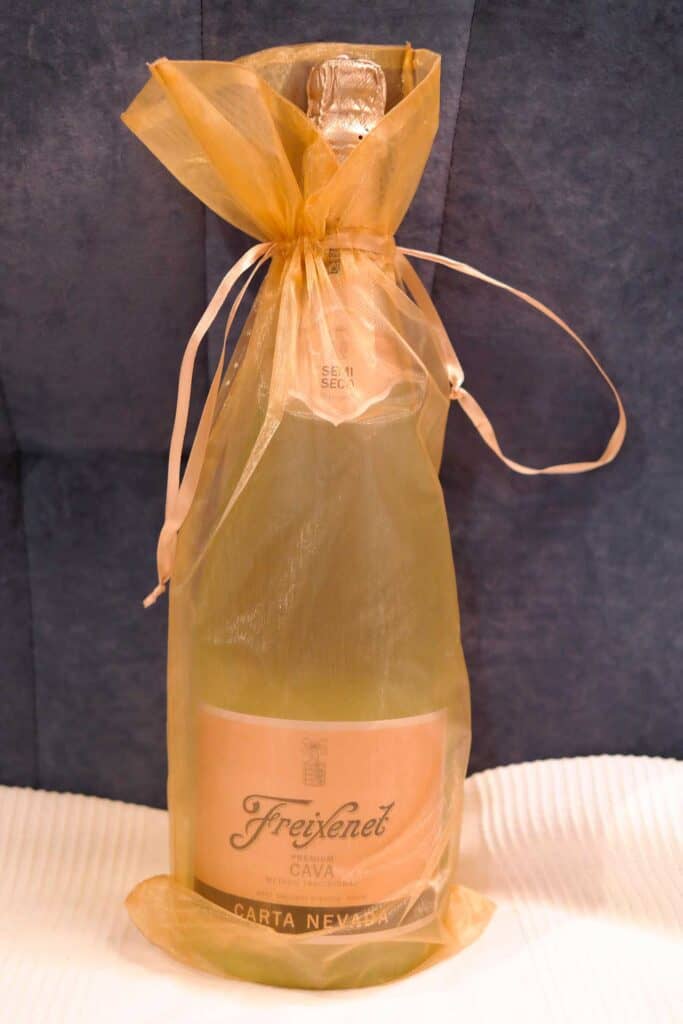 "Champagne" Freixenet gift wrapped