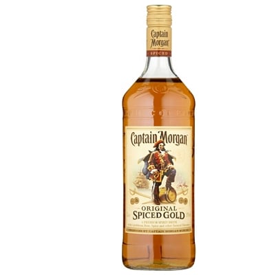 Captain Morgans Spiced Rum 1 Litre