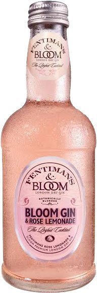 Fentimans & Bloom - Gin And Rose Lemonade 12x 275ml Bottles