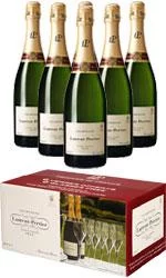 Laurent Perrier - Brut L-P Limited Edition Case With Glasses 6x 75cl Bottles